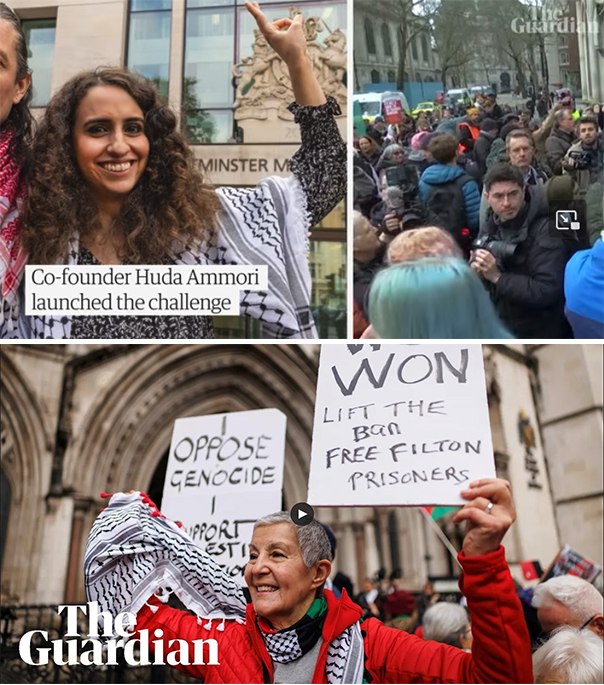 Celebrations infront of the high court